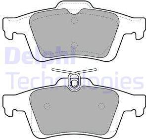 Delphi LP1958 - Brake Pad Set, disc brake parts5.com