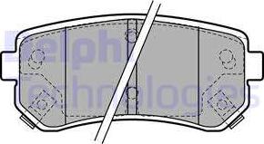 Delphi LP1952 - Komplet kočnih obloga, disk kočnica parts5.com