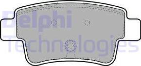 Delphi LP1965 - Brake Pad Set, disc brake parts5.com