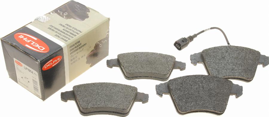 Delphi LP1914 - Brake Pad Set, disc brake parts5.com