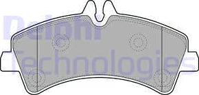 Delphi LP1984 - Set placute frana,frana disc parts5.com