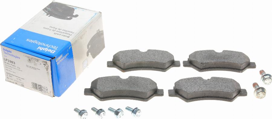 Delphi LP1983 - Brake Pad Set, disc brake parts5.com