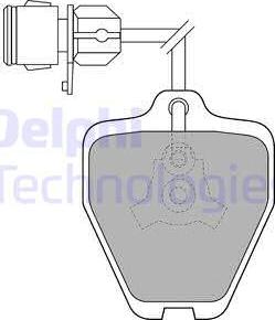 Delphi LP1463 - Brake Pad Set, disc brake parts5.com