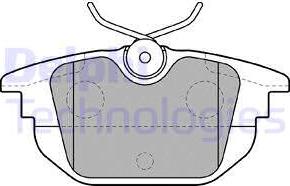 Delphi LP1472 - Set placute frana,frana disc parts5.com