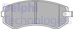 Delphi LP1544 - Set placute frana,frana disc parts5.com