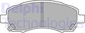 Delphi LP1545 - Fren balata seti, diskli fren parts5.com