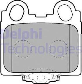 Delphi LP1510 - Set placute frana,frana disc parts5.com