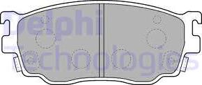 Delphi LP1527 - Brake Pad Set, disc brake parts5.com