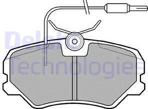 Delphi LP1606 - Set placute frana,frana disc parts5.com