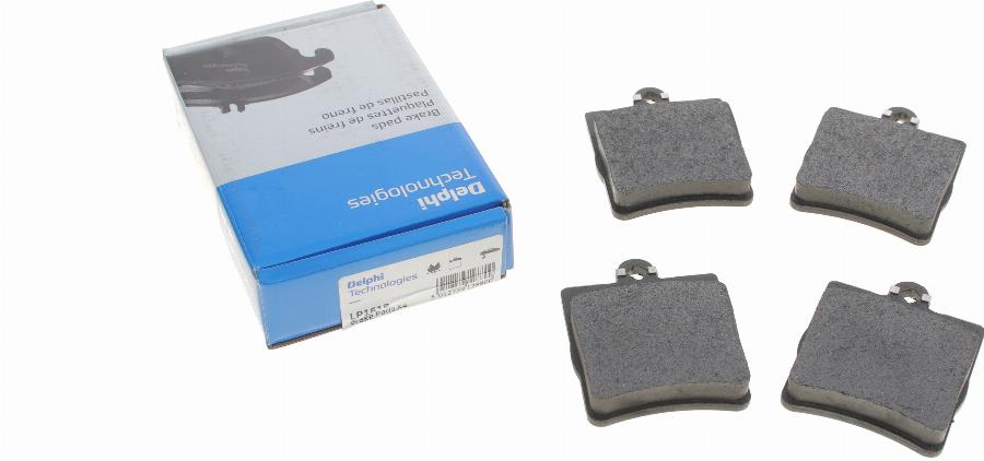 Delphi LP1618 - Brake Pad Set, disc brake parts5.com