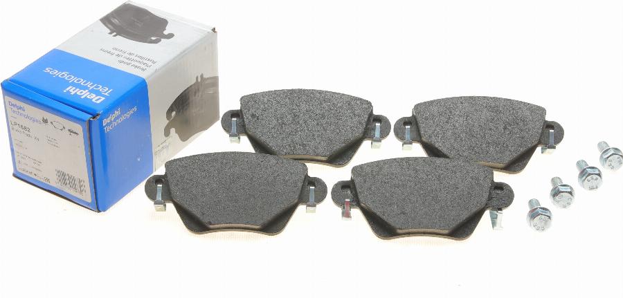 Delphi LP1682 - Brake Pad Set, disc brake parts5.com