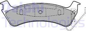 Delphi LP1183 - Brake Pad Set, disc brake parts5.com