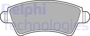 Delphi LP1846 - Jarrupala, levyjarru parts5.com