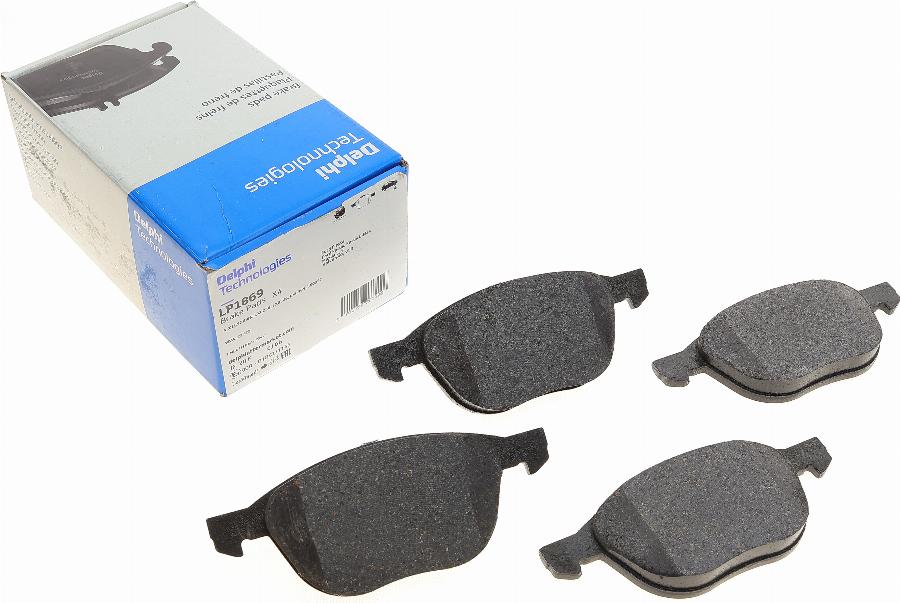 Delphi LP1869 - Brake Pad Set, disc brake parts5.com