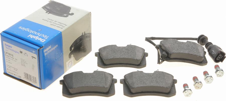 Delphi LP1815 - Brake Pad Set, disc brake parts5.com