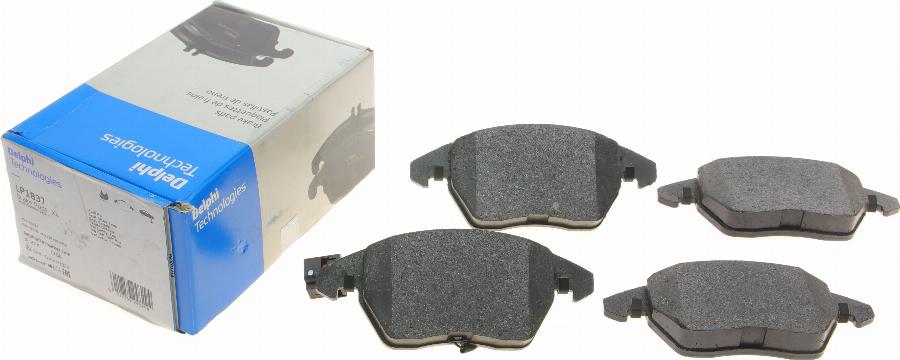 Delphi LP1837 - Brake Pad Set, disc brake parts5.com