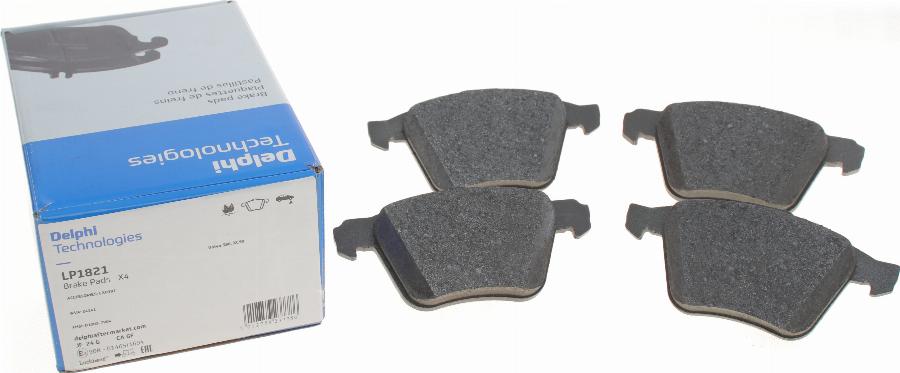 Delphi LP1821 - Brake Pad Set, disc brake parts5.com