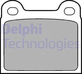 Delphi LP18 - Set placute frana,frana disc parts5.com