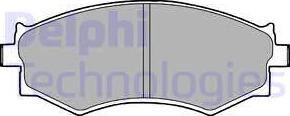 Delphi LP1228 - Set placute frana,frana disc parts5.com