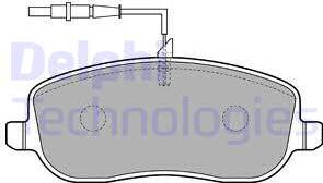 Delphi LP1792 - Komplet pločica, disk-kočnica parts5.com