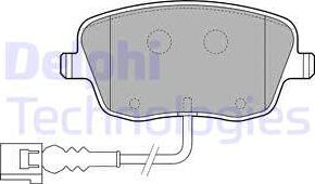 Delphi LP1754 - Set placute frana,frana disc parts5.com