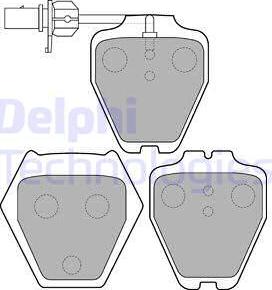 Delphi LP1703 - Set placute frana,frana disc parts5.com