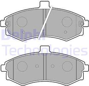 Delphi LP1788 - Set placute frana,frana disc parts5.com