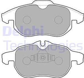 Delphi LP1723 - Set placute frana,frana disc parts5.com