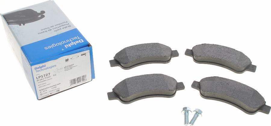 Delphi LP1727 - Fékbetétkészlet, tárcsafék parts5.com