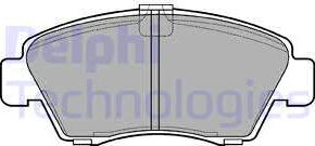 Delphi LP810 - Fren balata seti, diskli fren parts5.com