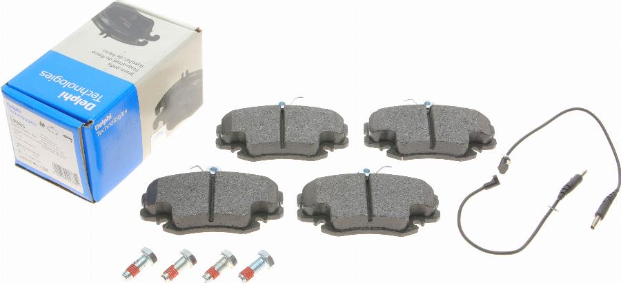 Delphi LP885 - Brake Pad Set, disc brake parts5.com