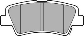 Delphi LP3587 - Fren balata seti, diskli fren parts5.com