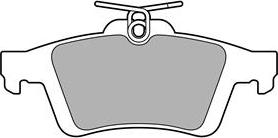 Delphi LP3653 - Brake Pad Set, disc brake parts5.com