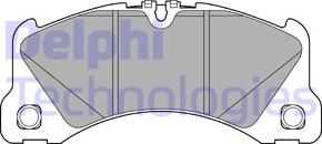 Delphi LP3612 - Set placute frana,frana disc parts5.com