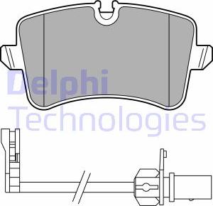 Delphi LP3681 - Brake Pad Set, disc brake parts5.com