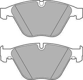 BMW 34116794916 - Set placute frana,frana disc parts5.com