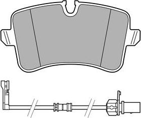 Delphi LP3625 - Sada brzdových platničiek kotúčovej brzdy parts5.com