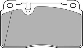 Delphi LP3677 - Set placute frana,frana disc parts5.com