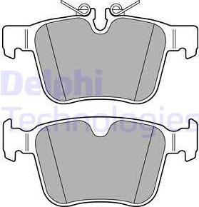 Delphi LP3167 - Brake Pad Set, disc brake parts5.com