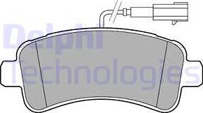 Delphi LP3185 - Set placute frana,frana disc parts5.com