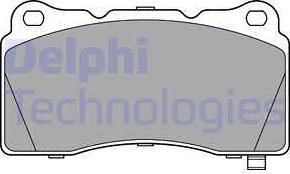 Delphi LP3362 - Set placute frana,frana disc parts5.com