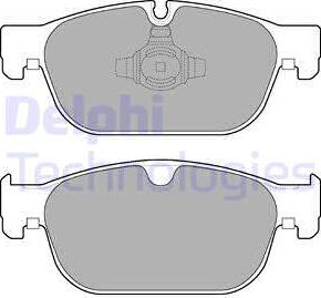 Delphi LP3256 - Piduriklotsi komplekt,ketaspidur parts5.com