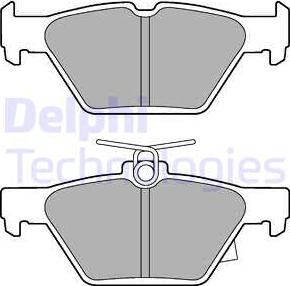 Delphi LP3268 - Komplet pločica, disk-kočnica parts5.com