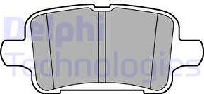 Delphi LP3218 - Brake Pad Set, disc brake parts5.com