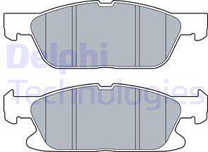 Delphi LP3280 - Σετ τακάκια, δισκόφρενα parts5.com