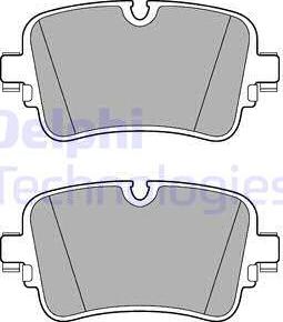 Delphi LP3274 - Piduriklotsi komplekt,ketaspidur parts5.com