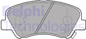 Delphi LP2497 - Brake Pad Set, disc brake parts5.com