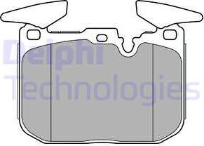 Delphi LP2449 - Set placute frana,frana disc parts5.com