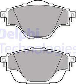 Delphi LP2509 - Set placute frana,frana disc parts5.com