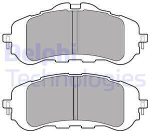 Delphi LP2506 - Set placute frana,frana disc parts5.com